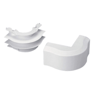 PANDUIT T45OCIW – Accesorio de Canaleta / Esquinero Exterior / PVC Rígido / UL94V-0 / Rango Térmico 0 a 50°C / Instalación en Pared, Techo o Piso