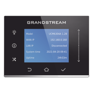 GRANDSTREAM UCM6304A – Conmutador IP-PBX / 1000 Usuarios / 150 Llamadas Simultáneas / 4 FXO / 4 FXS / Híbrido Local-Nube
