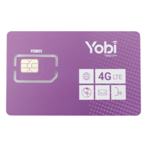 YOBI SIM10GBYOBI – SIM de Datos / 10 GB Mensuales / 12 Meses de Servicio / 2G 3G 4G 5G / Roaming EU y Canadá 15 días