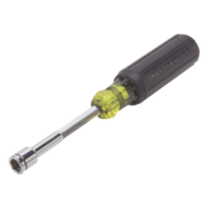 KLEIN TOOLS 635-7/16 – Desarmador de Caja / 7/16" / Barra Hueca / Mango Acolchado / Imán Integrado / Codificación por Color