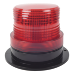 EPCOM INDUSTRIAL SIGNALING X126-R – Burbuja de Señalización LED / 8 LEDs Rojos Gen III / 340 Lúmenes / 10-110 Vcd / 4 W / Patrón de Destello Ajustable / Montaje Permanente