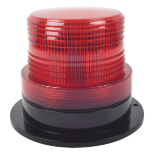 EPCOM INDUSTRIAL SIGNALING X126-R – Burbuja de Señalización LED / 8 LEDs Rojos Gen III / 340 Lúmenes / 10-110 Vcd / 4 W / Patrón de Destello Ajustable / Montaje Permanente