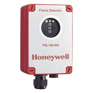 HONEYWELL ANALYTICS FSL100-IR3 – Detector de flama IR3 / triple espectro infrarrojo / alcance 35 m / ATEX Zona 2-22 / IP65 / -40°C a +70°C / rojo