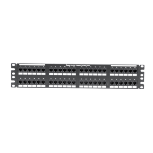 PANDUIT NK5EPPG48Y – Panel de Parcheo Punchdown / Categoría 5e Clase D / 48 Puertos / 2UR / Diseño Plano