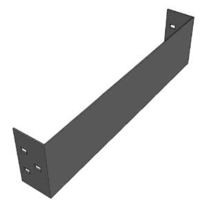 CHAROFIL CH-PCE812ALK – Placa de Cierre para Escalera de Aluminio / Peralte 3 1/4" / Ancho 12" / Incluye Tornillería / Interior y Exterior