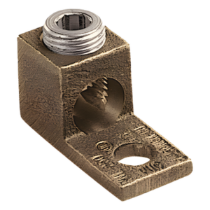 PANDUIT PNL-1/0-L – Terminal Tipo Lengüeta Recta / Cobre / Cal. 8 a 1/0 AWG / Orificio 5/16" (7.9 mm) / Barril Único / UL Listed y CSA