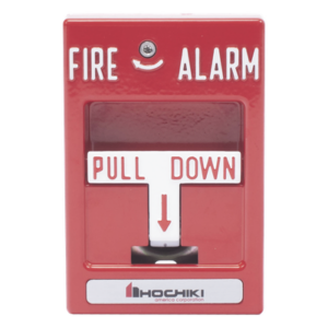 HOCHIKI HPS-SAH – Estación de Jalón Convencional / Acción Simple / Interruptor 10 A a 120 VDC / Carcasa Metálica / UL y CSFM