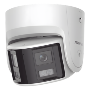 HIKVISION DS-2CD2347G2P-LSU/SL(C) – Cámara Turret IP Panorámica / 4 Megapixel / Dual Lente 2.8 mm / 180° / Color 24/7 / Luz Blanca 30 m (98.4 ft) / WDR 130 dB / IP67 / PoE