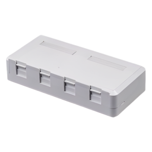 LINKEDPRO BY EPCOM LP-WP-07B – Caja de Pared Superficial / 4 Puertos Keystone / Instalación Compacta