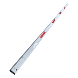 ACCESSPRO XB-ARM-4M – Brazo Recto para Barrera / Aluminio 4 m (13.1 ft) / Bandas Reflectantes Rojas / Sin Iluminación / Exterior