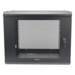 LINKEDPRO SR1909LH3P – Gabinete de Pared 9U / 19'' / 455 mm (17.9'') Profundidad / Acero Reforzado / Carga 80 kg