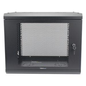 LINKEDPRO SR1909LH3P – Gabinete de Pared 9U / 19'' / 455 mm (17.9'') Profundidad / Acero Reforzado / Carga 80 kg