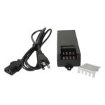 EPCOM POWERLINE PS-12-DC-4C – Fuente de Poder CCTV / 4 Salidas / 11-15 Vcc Ajustable / 5 Amper Inteligente / Entrada 110-240 Vac / Fusible Térmico PTC 6A