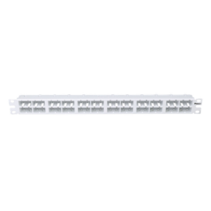 PANDUIT CPP48HDWWH – Panel de Parcheo Modular / 48 Puertos / 1 UR / 19in / Sin Blindaje / Plano / Alta Densidad