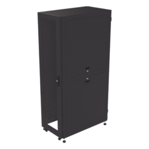 LINKEDPRO BY EPCOM LP-60100-42U-R2 – Gabinete Rack de Piso / 19" Estándar / 42UR / 600 mm x 1000 mm / Acero / Puerta con Cristal Templado