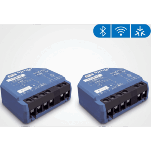 SHELLY SHELLY1GEN3X2 – Relevador Inteligente Wi-Fi / 16A / Contacto Seco / 110-230V AC / 12-48V DC / Bluetooth