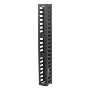 LINKEDPRO BY EPCOM LPVM21U – Organizador de Cable Vertical / 21U / Acero / 260 Cables CAT5E / 225 Cables CAT6 / 50% Espacio Ventilación