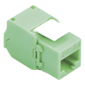 LINKEDPRO BY EPCOM LP-KJ-516-TTGR – Módulo Jack Keystone / Cat5e / Toolless / Terminación 180° / RJ45 / Sin blindaje / Verde