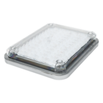 EPCOM INDUSTRIAL SIGNALING X-LTE-515-W – Luz de Advertencia LED / 104 LEDs / 9x7" / 12 VCC / 1 A / Fijo y Parpadeante / Montaje Permanente