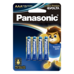 PANASONIC LR03EGL/4B – Batería Alcalina AAA / 1.5V / Zinc-Manganeso / No Recargable / Paquete 4 Unidades / -20°C a 55°C / 11 g
