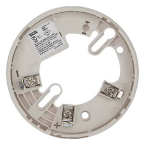 SYSTEM SENSOR B501-IV – Base plug-in / 4 in (10.2 cm) / 15-32 VDC / Terminales a tornillo / Compatible con sistemas inteligentes / UL268, ULC S529 / Marfil