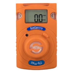 MACURCO - AERIONICS PM100-H2S – Monitor Personal de Gas / Detección H2S 0-100 ppm / Resolución 0.1 ppm / Alarma Triple 90 dB / 2 Años Sin Mantenimiento / IP67 / Certificación ATEX IECEx