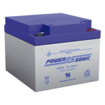 POWER SONIC PS-12260-F2 – Batería de Respaldo AGM/VRLA / 12V / 26Ah / Terminales F2 / 5 Años Vida Útil / UL Reconocida