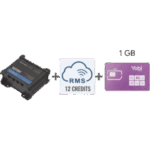 TELTONIKA RUT901+1YRMS+1GBYOBI – Router Teltonika LTE/4G RUT901 + 12 creditos RMS  + SIM de YOBI de 1GB por Mes durante un año de servicio (solo datos)