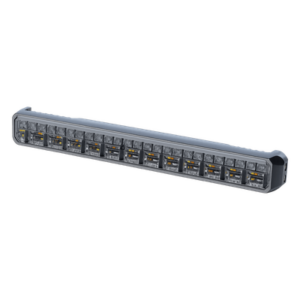 SIGNALPRO SP88RRBW – Luz Auxiliar LED / 45 LEDs Tricolor Rojo/Azul/Blanco / 12-24 VDC / Lente Transparente / SAE / 11.42" / Halo Rojo Multifuncional