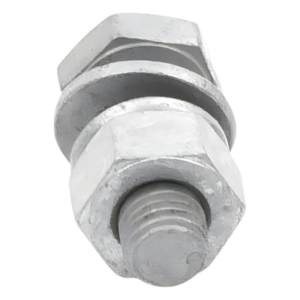 SYSCOM TOWERS TORN-1/2X11/2 – Tornillo estructural / Grado A325 / 1/2 x 1-1/2 pulg / Cabeza hexagonal / Tuerca plana / Galvanizado
