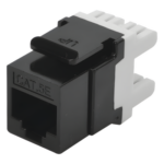 LINKEDPRO BY EPCOM LP-KJ-549-BK – Módulo Jack Keystone / Cat5e / RJ45 / Terminación 180° / Sin Blindaje / 1 Puerto / Negro