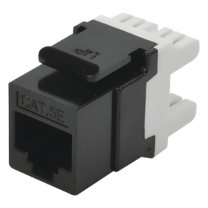 LINKEDPRO BY EPCOM LP-KJ-549-BK – Módulo Jack Keystone / Cat5e / RJ45 / Terminación 180° / Sin Blindaje / 1 Puerto / Negro
