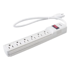 SURTEK SYS-136220 – Multicontacto / Supresor de Picos 270 J / 6 Salidas NEMA 5-15R / Cable 45 cm (1.48 ft) / 15 A / 1875 W