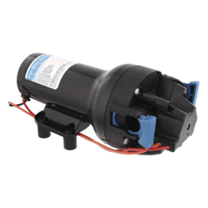 JABSCO P602J-215S-3A – Bomba de presión / 24 Vcd / 6 GPM / 40 psi / 5 cámaras / IPX6 / Autocebante 2.1 m (7 pies)