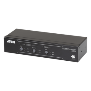 ATEN VM0202HB – Conmutador matricial HDMI / 2x2 / 4K@60Hz / 18 Gbps / HDCP 2.2 / 16.4 ft