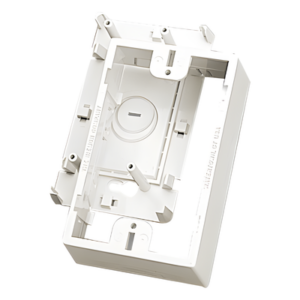 SIEMON CT4-BOX-02 – Caja de Montaje Superficial / Para Placas de Pared Universales / Color Blanco / Compatible con Anillos de Separación