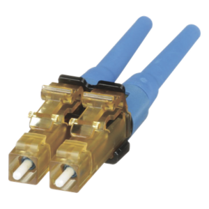 PANDUIT FLCDSCBUY – Conector de Fibra Óptica LC Duplex OptiCam, Monomodo 9/125 OS2, Pre-pulido, Color Azul