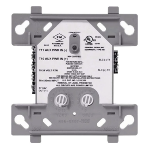 NOTIFIER FMM-4-20 – Módulo de Entrada Analógica Direccionable / Conversión 4-20 mA / Tecnología FlashScan / 2 o 3 Hilos / Compatible con Panel NFS2-3030