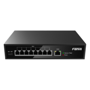 FANVIL PN8 – Switch PoE de 2 Hilos / 8 Puertos RJ11 / Reutilización de Cableado Existente / Diseño Compacto