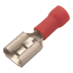 EPCOM POWERLINE AE51231 – Terminal Hembra Aislada / 0.250 pulgadas / 22 - 16 AWG / Push-On / Paquete 25 piezas