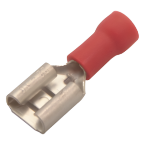 EPCOM POWERLINE AE51231 – Terminal Hembra Aislada / 0.250 pulgadas / 22 - 16 AWG / Push-On / Paquete 25 piezas