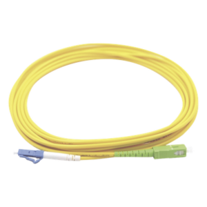 LINKEDPRO BY EPCOM LP-FO-LCU-SCA-01 – Jumper de Fibra Óptica / LC/UPC-SC/APC / Monomodo OS1/OS2 / Simplex / 1 m (3.28 ft) / PVC Amarillo