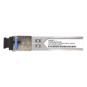 LINKEDPRO LP-SFP-BD-1G-3-SC – Transceptor SFP Bidireccional / 1.25 Gbps / Monomodo / Alcance 3 km (9842.5 ft) / Conector SC/UPC Simplex / DDM / Hot-Pluggable / 2 Piezas
