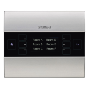YAMAHA MCP1 – Controlador de pared digital / Pantalla matriz de puntos / 36 parámetros asignables / PoE / 149x125x18 mm (5.9x4.9x0.7 in)