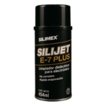 SILIMEX SILIJET-E-7-PLUS – Limpiador Dieléctrico Industrial / 454 ml / Sin Residuos / pH Neutro 6 / Conductividad 0 µS / Sin Enjuague