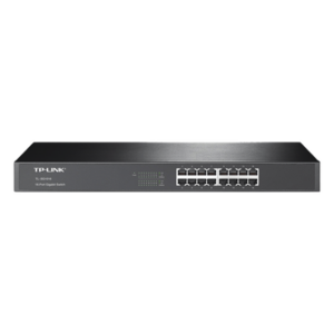 TP-LINK TL-SG1016 – Switch Gigabit no administrable / 16 puertos 10/100/1000 Mbps / Rack o escritorio / 35.7 Mpps / 1.19 ft (0.36 m) de profundidad