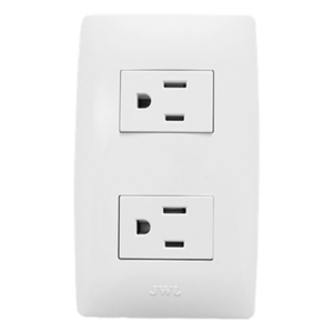 JWJ JTL-B72-23 – Contacto Dúplex / 2 Tomas 2P+T / 127 V~ / 15 A / 60 Hz / Instalación en Muro