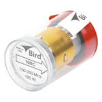 BIRD TECHNOLOGIES 100C – Elemento de Medición en Línea / 100 W / 100-250 MHz / Conector 7/8" / Para Wattmetro Modelo 43