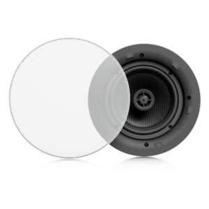 UBIQUITI UACC-IN-CEILING-SPEAKER – Altavoz Empotrable de Techo / Woofer 6.5" / Tweeter 1" Pivote ±15° / 130W / 8 Ohms / Cobertura Simétrica Axial 90° / NDAA Compliant