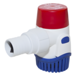 RULE 25DA-24 – Bomba sumergible de achique / 500 GPH (1893 L/h) / 24 VCD / Operación en seco / Acero inoxidable / 1.64 pies (0.5 m)